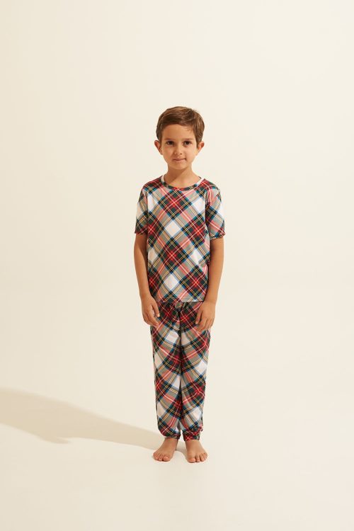 Pijama Pantalon tshirt CHRISTMAS SCOTS Boys