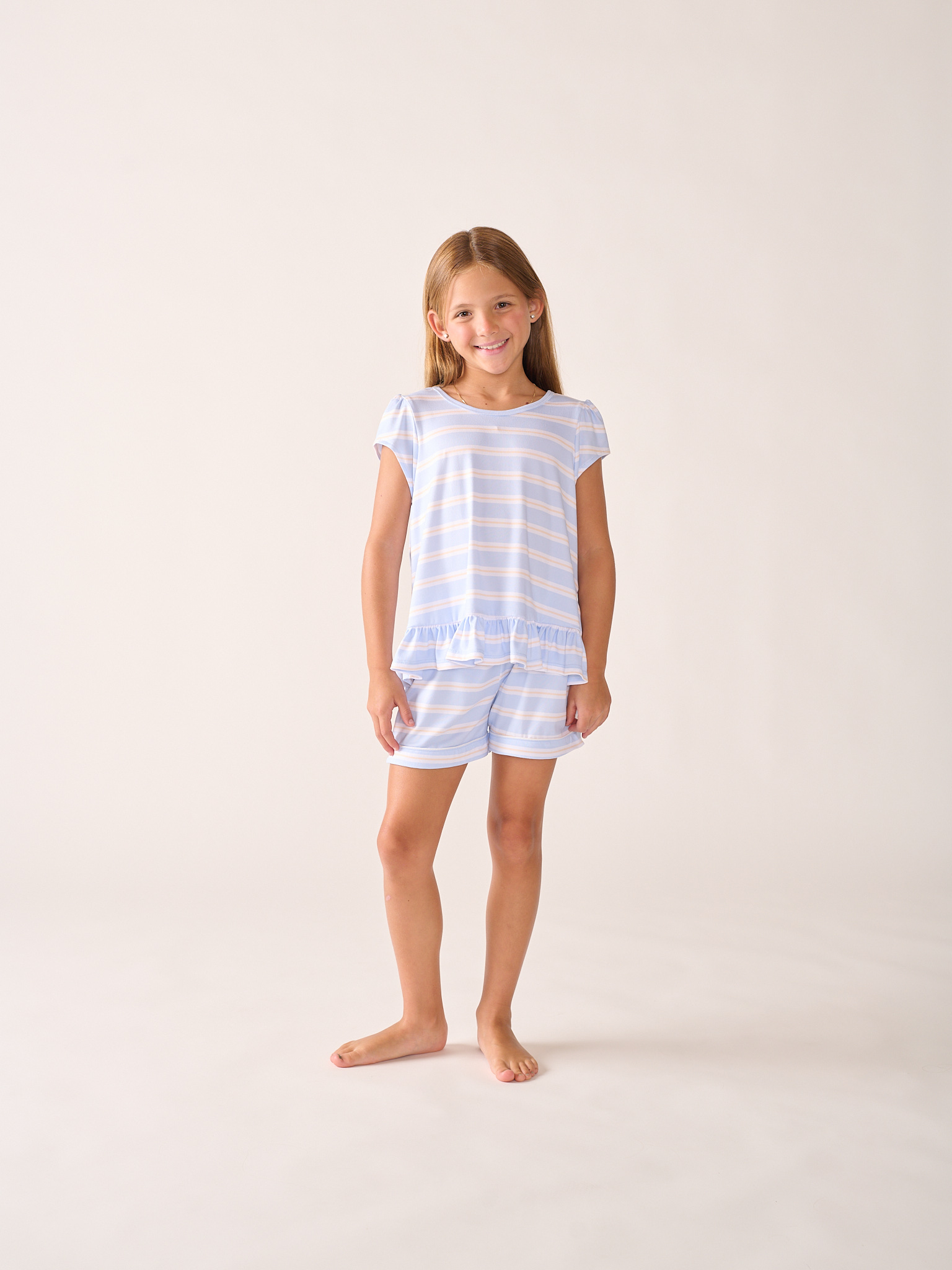 Pijama Short tshirt RIVIERA STRIPES